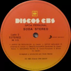Vinilo Lp Soda Stereo Nada Personal 2do Disco - Nuevo