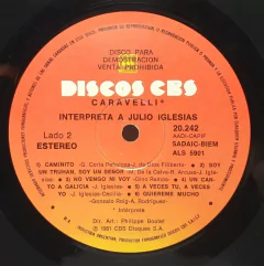 Imagen de Vinilo Lp Caravelli - Interpreta A Julio Iglesias 1981 Arg