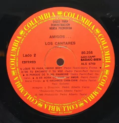 Imagen de Vinilo Lp - Los Cantares - Amigos... 1983 Argentina