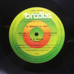Vinilo - Bb Muñoz - 59 Minutos De Vida 1983 Argentina - BAYIYO RECORDS