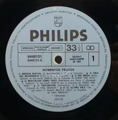 Vinilo Lp Varios Artistas - Momentos Felices 1981 Argentina - tienda online