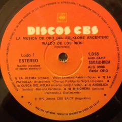 Vinilo Waldo De Los Rios La Musica De Oro Del Folklore Argen en internet