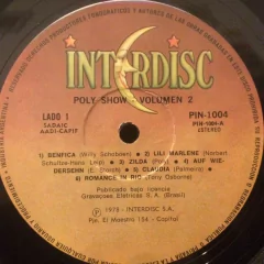 Vinilo Varios Poly Show Volumen 2 Compilado Argentina 1978 en internet