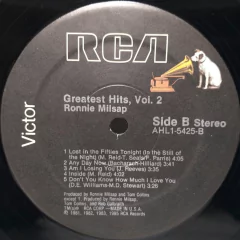 Vinilo Lp Ronnie Milsap Greatest Hits Vol. 2 1985 Usa - BAYIYO RECORDS