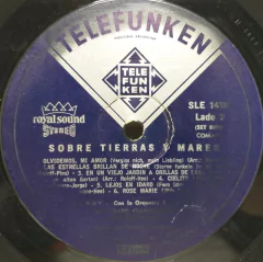 Vinilo Ronny Uber Lander Und Meere Lp - tienda online