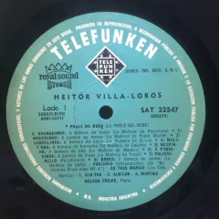 Vinilo Nelson Freire Klavierwerke Heitor Villa Lobos Lp 1974 - tienda online