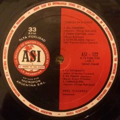 Vinilo Abel Figueroa Cordoba En Mi Canto Lp Argentina - BAYIYO RECORDS