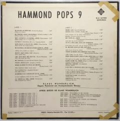 Vinilo Klaus Wunderlich Hammond Pops 9 Lp - BAYIYO RECORDS