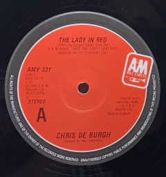 Maxi Chris De Burgh - The Lady In Red 1986 Uk en internet