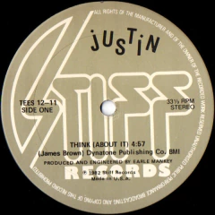 Vinilo Maxi Justin - Think (About It) USA 1982