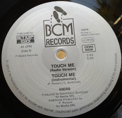 Vinilo Maxi 49ers - Touch Me Aleman 1990 Europe - BAYIYO RECORDS