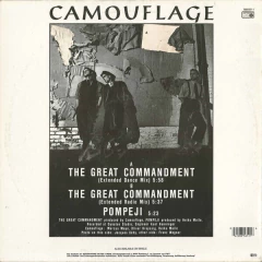 Vinilo Maxi Camouflage - The Great Commandment Aleman 1987 - comprar online