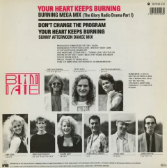 Vinilo Maxi Blind Date - Your Heart Keeps Burning (Burning Mega Mix) Aleman 1985 - comprar online