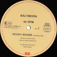 Vinilo Maxi Baltimora - Woody Boogie Aleman 1985 en internet