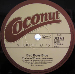 Vinilo Maxi Bad Boys Blue - You're A Woman Aleman 1985 - BAYIYO RECORDS