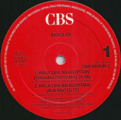 Vinilo Maxi Bangles - Wak Like An Egyptian Europe 1986 en internet