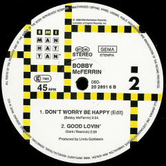 Vinilo Maxi Bobby McFerrin - Don't Worry Be Happy Europe 1988 - BAYIYO RECORDS