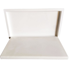 Forma 3d Borda de Piscina Lisa Reta Grande 100x25cm ABS 2mm Molde para cimento/concreto IN440 - comprar online