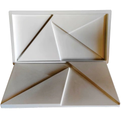 Forma 3d Gesso Napoli 59x29cm em ABS 2mm Gesso ou Cimento 3d IN325