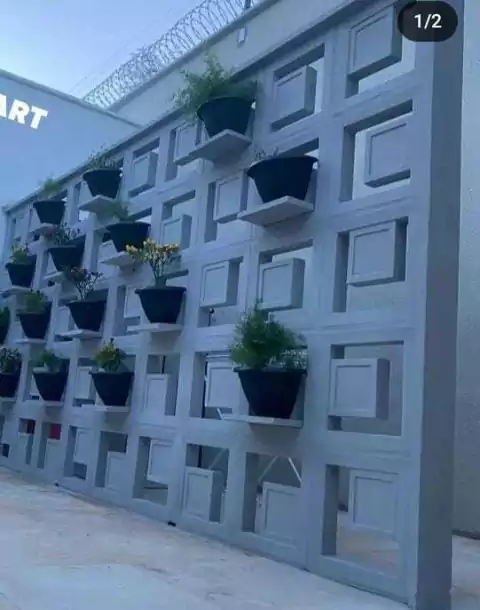 5 Formas 3d Cobogó Elemento Vazado Floreira Grande 40x40cm Abs 3mm Dupla Face RESISTENTE IN388