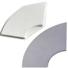 Forma 3d Fazer Canto da Borda de Piscina 25cm ABS 2mm Molde para cimento/concreto IN528-B