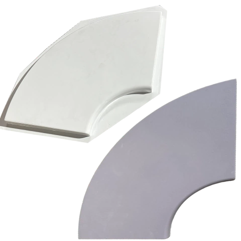Forma 3d Fazer Canto da Borda de Piscina 20cm ABS 2mm Molde para cimento/concreto IN528-A
