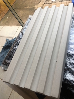 Imagem do 2 Forma 3d Ripado 50x25cm ABS 2mm Molde para gesso ou concreto 3d IN620