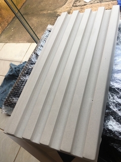 2 Forma 3d Mini Ripado 50x25cm ABS 1,5mm Molde para gesso/cimento 3d IN620 - comprar online