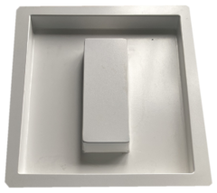5 Forma 3d Cobogó Elemento Vazado Floreira Grande 40x40cm Abs 3mm Dupla Face RESISTENTE IN388 na internet