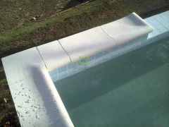 2 Forma 3d Sendo 1 Borda de Piscina Peito de Pombo 49,5x34cm + Canto ABS 2mm Molde para cimento/concreto IN361+IN365 - loja online