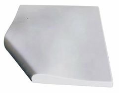 Molde 3d Borda de Piscina Peito De Pombo Canto Reto 44x34cm ABS 2mm Molde Para Concreto IN364 - comprar online