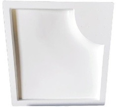 Molde 3d Borda de Piscina Peito De Pombo Canto C 44x34cm ABS 2mm Molde Para Concreto IN362 na internet
