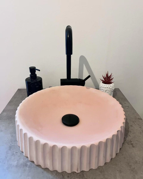 Molde Para Fazer Cuba Pia de Banheiro Fôrma de Cuba Grande 39x39x9cm ABS 2mm IN468 - comprar online