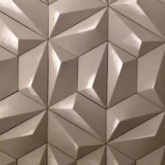 2 Forma Gesso 3D Trapezio Gigante 58x29x25cm ABS Virgem 2mm Molde para Gesso/Cimento/Concreto 3d IN203G na internet