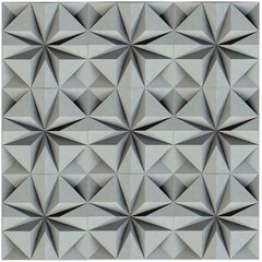 Imagem do FORMA MOLDE PARA GESSO 3D AMBAR 40X40CM EM ABS 2MM GESSO/CIMENTO 3D IN254