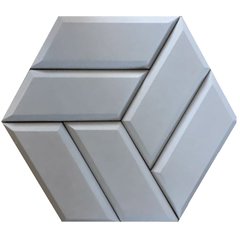 FORMA MOLDE PARA GESSO 3D TIJOLINHO MULTI 25X11CM EM ABS 2MM GESSO/CIMENTO 3D IN230 - INNOVE3D