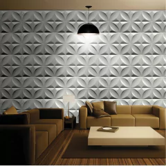 Forma 3d Gesso Floral 39X39cm ABS 2mm Molde Para Gesso/Cimento/Concreto 3d IN235 - loja online