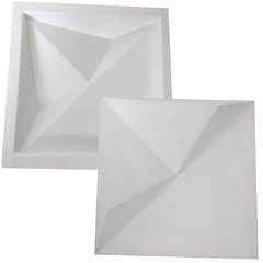 Imagem do JOGO 3 FORMAS GESSO 3D EM ABS 2MM GESSO/CIMENTO IN211 20X20CM