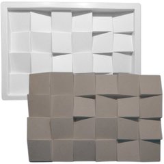 Forma Molde para gesso 3d Telhadinho 48x32cm em ABS Virgem Gesso/cimento 3d IN238 - comprar online