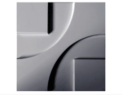 FORMA GESSO 3D CAROL EM ABS VIRGEM 2MM GESSO/CIMENTO IN208 35X35CM - INNOVE3D