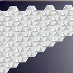 FORMA MOLDE GESSO 3D SEXTAVADO ABS VIRGEM 2MM GESSO/CIMENTO 3D IN221 - INNOVE3D