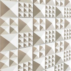Forma 3d Gesso Pirâmides 40x40cm ABS 2MM Molde Para Gesso/Cimento 3d IN260 - INNOVE3D