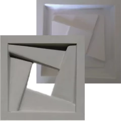 2 Forma Cobogó Elemento Vazado Click 30x30cm Dupla Face ABS 2MM IN201 - comprar online