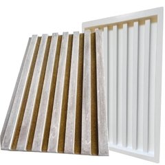 FORMA MOLDE GESSO 3D RIPADO 79x49cm ABS VIRGEM 2mm GESSO/CIMENTO 3D IN219 - INNOVE3D