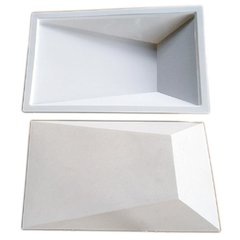 FORMA MOLDE GESSO 3D CANOINHA 50X30CM EM ABS 2MM GESSO / CIMENTO 3D IN266 na internet