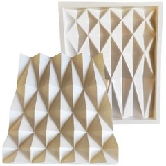 Forma Molde Gesso 3d Diamond 50x40 em Abs Virgem 2mm Gesso/Cimento 3d IN267 - comprar online