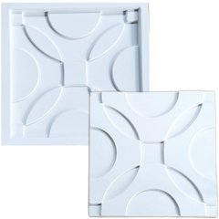 FORMA 3D MOLDE PARA GESSO 3D MURALTA 50X50CM EM ABS 2MM GESSO / CIMENTO 3D IN268 na internet