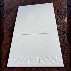 Forma 3d Borda de Piscina Pedra Rústica Natural 46x30cm Abs 2mm Molde para cimento/concreto IN272 na internet