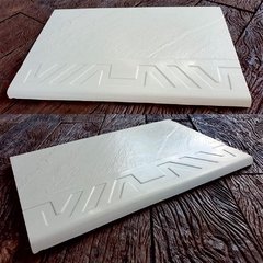 Forma 3d Borda de Piscina Pedra Rústica Natural 46x30cm Abs 2mm Molde para cimento/concreto IN272 - INNOVE3D
