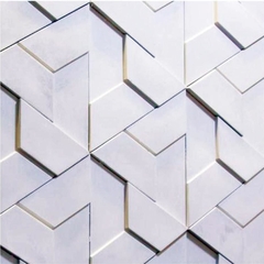 2 Forma 3d Triangulo Trapezio 50x43cm ABS 2mm molde para cimento/concreto/gesso 3d IN279 - loja online